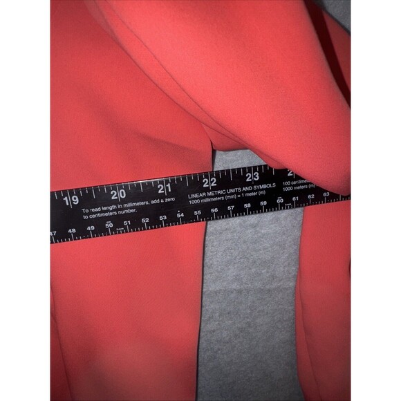 ANNE KLEIN Women's XL Long Drape Open Front Cardigan/Jacket Orange/Coral NWT‎ - Picture 15 of 16